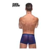 Male Power Diamond Mesh Mini Short - S - Azul Marino, imagen 3