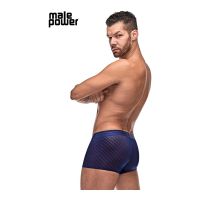 Male Power Diamond Mesh Mini Short - S - Azul Marino, imagen 4