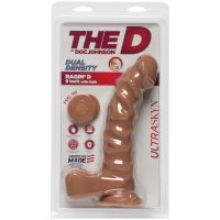 Doc Johnson Ragin' D - Dildo realista ULTRASKYN curvado con testículos - 25 cm, imagen 2