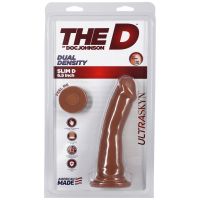 Doc Johnson Slim D - Dildo realista ULTRASKYN fino - 15 cm, imagen 2