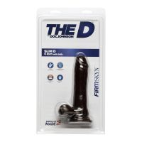 Doc Johnson Slim D - Pene realista FIRMSKYN con testículos - 15 cm, imagen 2
