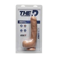 Doc Johnson Uncut D - Dildo realista de FIRMSKYN sin circuncidar con testículos - 22 cm, imagen 2
