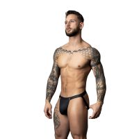 Male Power Jockstrap con cierre automático - L/XL - Negro