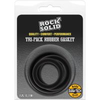 Doc Johnson Tri-Pack Rubber Gasket - Set de cockrings, imagen 2