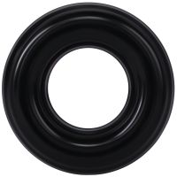 Doc Johnson Ribbed Donut - Cockring - Negro