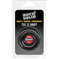 Doc Johnson The 2X Donut - Cockring - Negro, imagen 6