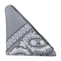 Doc Johnson The Code - Cockring de silicona con bandana - Gris, imagen 2