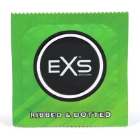 EXS Ribbed and Dotted - Preservativos - 3 unidades