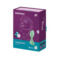 Satisfyer Trendsetter - Plug anal vibrador - Verde claro, imagen 2