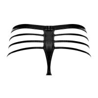 Male Power Cage Matte Tanga - L/XL - Negro, imagen 5
