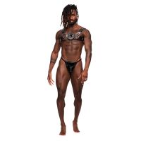 Male Power Libra - Arnés pecho goma - Talla única - Negro, imagen 3