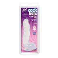 Doc Johnson Jelly Jewels Dildo pene con testículos y ventosa, imagen 2