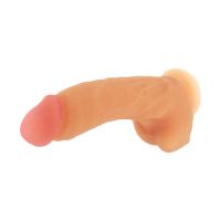 XR Brands Girthy George Dildo con ventosa - 22,9 cm - Color carne, imagen 2