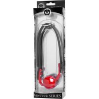 XR Brands The Hush Gag - Mordaza de bola de silicona confort, imagen 3