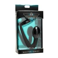 XR Brands Explorer - Cockring de silicona con plug prostático, imagen 2