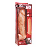 XR Brands Funda para el pene con ballstretcher, imagen 2