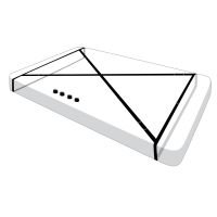 XR Brands Interlace - Set de ataduras para cama superior e inferior, imagen 2