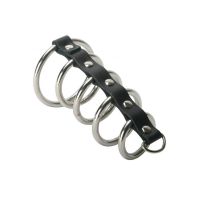 XR Brands Gates of Hell - Dispositivo de Castidad con 5 Anillos, imagen 4