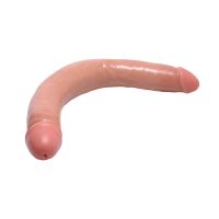XR Brands Dildo doble realista - 44,5 cm - Carne, imagen 2