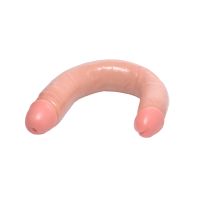 XR Brands Dildo doble realista - 44,5 cm - Carne, imagen 3