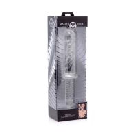 XR Brands Brutus - Dildo de cristal con empuje, imagen 2