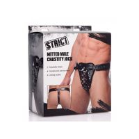 XR Brands STRICT - Cinturón de castidad masculino Safety Net, imagen 2