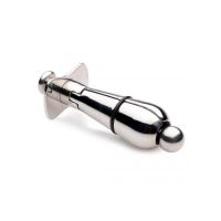 XR Brands Petite Plug anal de acero inoxidable con cierre, imagen 3