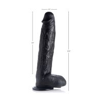 XR Brands Raging Rhino - Dildo de acero con venas - 43 cm - Negro, imagen 5