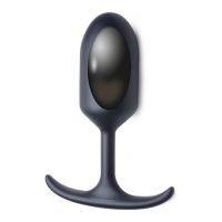 XR Brands Plug anal de silicona premium con peso - Large