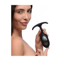 XR Brands Plug anal de silicona premium con peso - Large, imagen 5