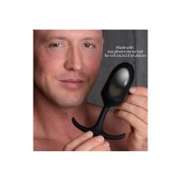 XR Brands Plug anal de silicona premium con peso - Large, imagen 3