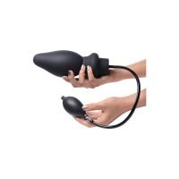 XR Brands Ass-Pand - Plug anal hinchable de silicona grande, imagen 3