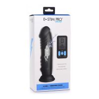 XR Brands Dildo de silicona vibrante con e-stim y control remoto, imagen 2