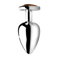 XR Brands Tiger Eye Heart - Plug anal - Grande, imagen 3