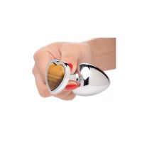XR Brands Tiger Eye Heart - Plug anal - Grande, imagen 4