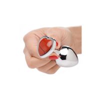 XR Brands Red Jasper Heart - Plug anal - Mediano, imagen 4