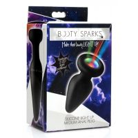 XR Brands Light-Up - Plug anal de silicona - Mediano, imagen 2