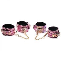XR Brands Captive Cobra - Set bondage estampado serpiente, imagen 4