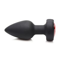 XR Brands Silicona Vibrador Corazón Rojo - Plug Anal con Mando a Distancia - Pequeño, imagen 5