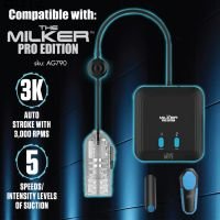 XR Brands Milker Masturbador de TPE con ball strap - Transparente, imagen 6