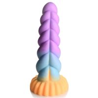 XR Brands Silicone Cuerno de Unicornio - Dildo de fantasía, imagen 3