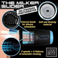 XR Brands The Milker Slider - Masturbador automático - Negro, imagen 5