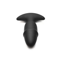 XR Brands Butt Slider - Plug de silicona con anillo deslizante - Negro, imagen 6