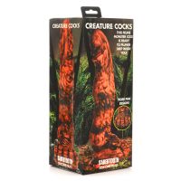 XR Brands Sabretooth - Dildo de silicona - Naranja/Negro, imagen 6