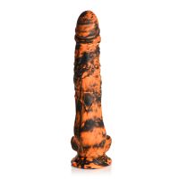 XR Brands Sabretooth - Dildo de silicona - Naranja/Negro, imagen 2