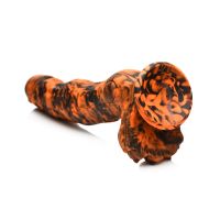 XR Brands Sabretooth - Dildo de silicona - Naranja/Negro, imagen 3