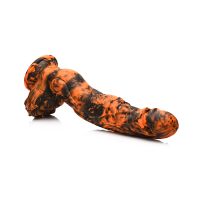 XR Brands Sabretooth - Dildo de silicona - Naranja/Negro, imagen 4