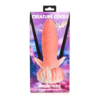 XR Brands Pegasus - Dildo de silicona alado Pecker - Rosa, imagen 6