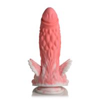 XR Brands Pegasus - Dildo de silicona alado Pecker - Rosa, imagen 4