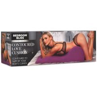 XR Brands Cojín de amor contorneado - Púrpura, imagen 3